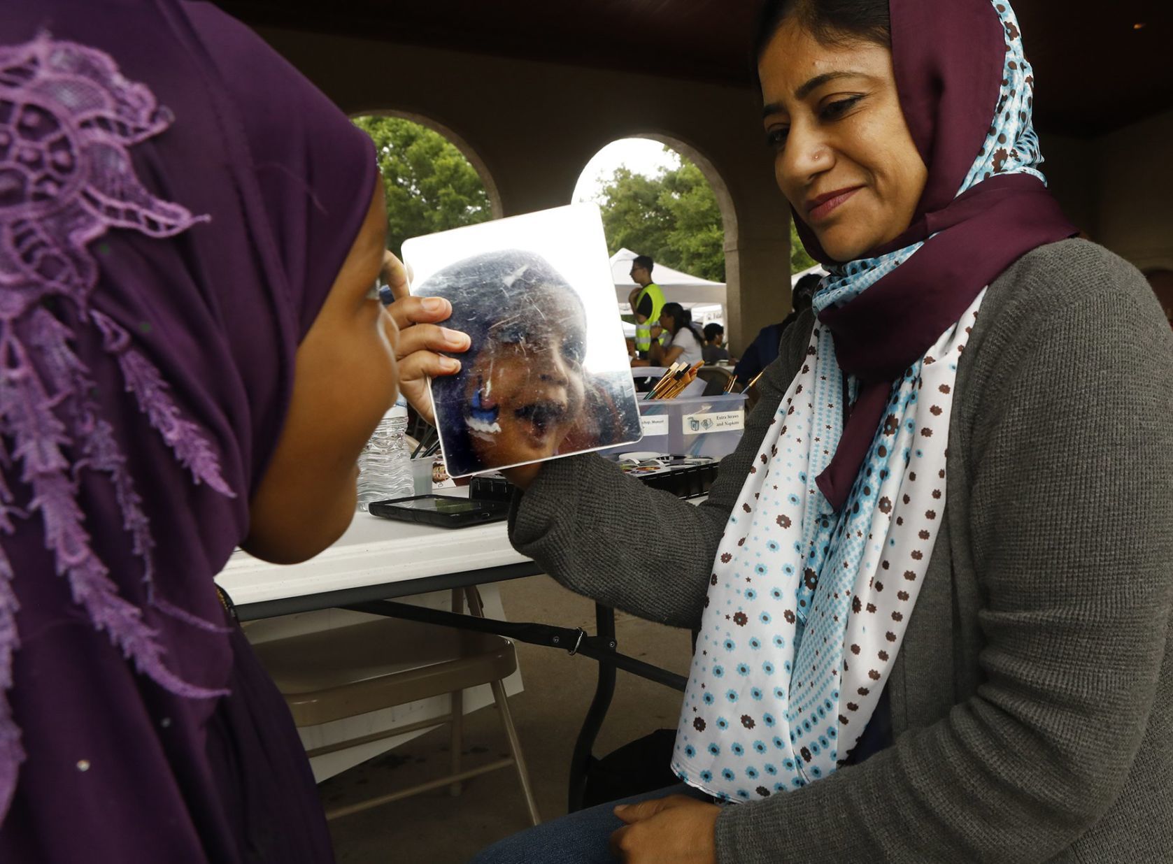Rainy weather didn't stop the Eid festival in Forest Park